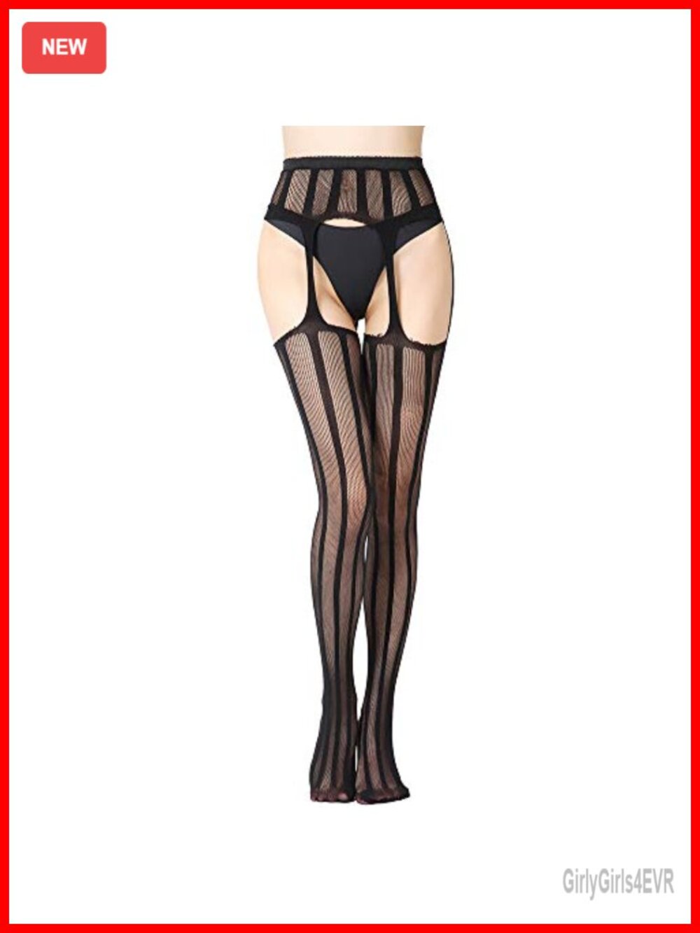 Rhinestone Fishnet Suspender Pantyhose Diamond Thigh High Stockings